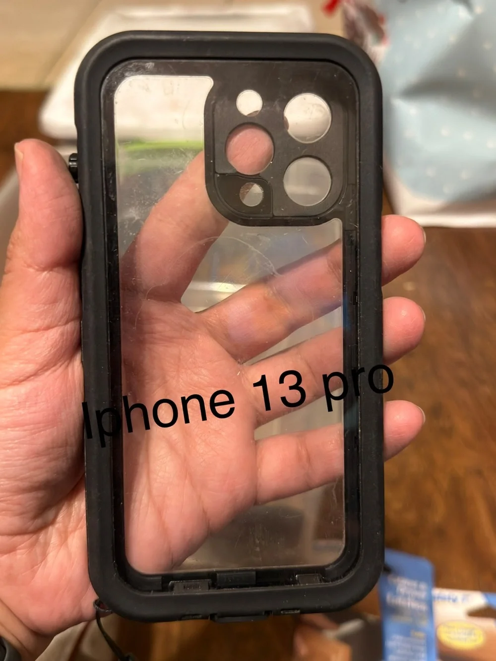 Black iPhone 13 Pro Waterproof Protective Case